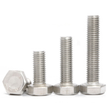 full thread partial thread unc unf zinc plated hex bolt